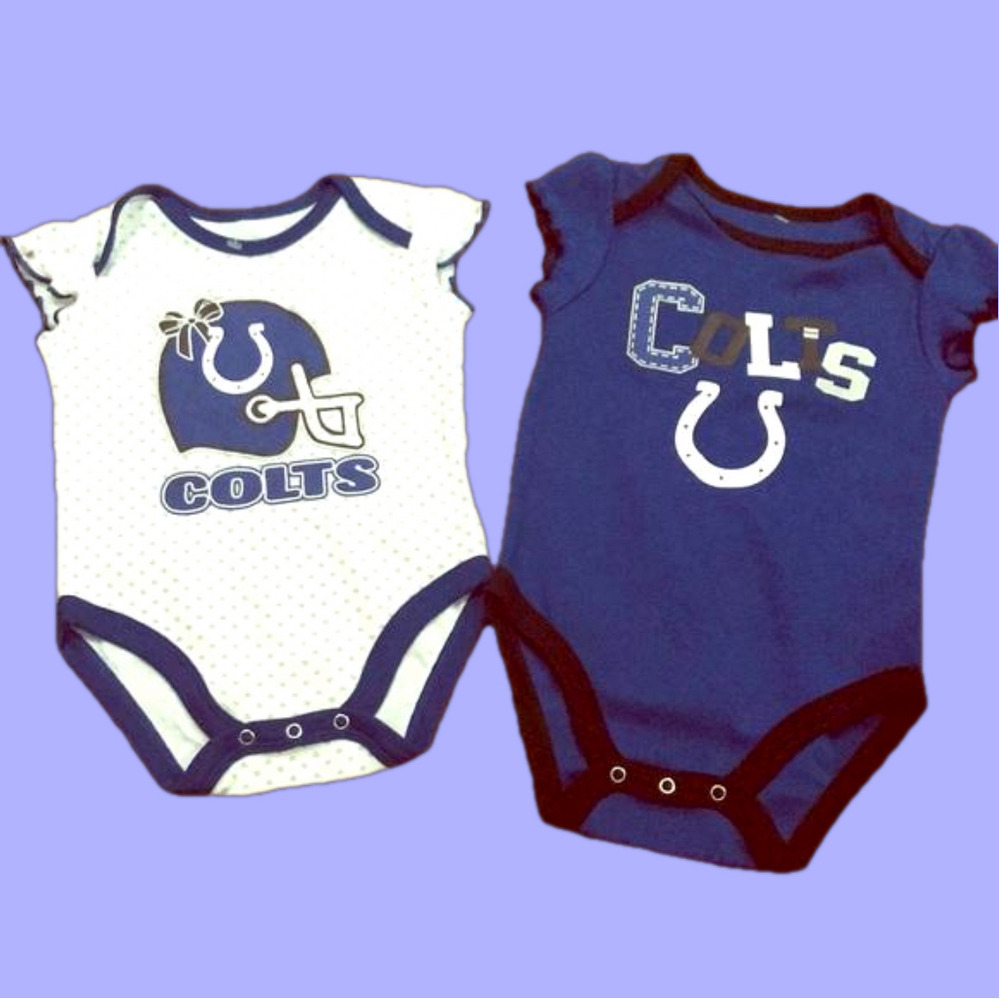 NWOT Colts onesies